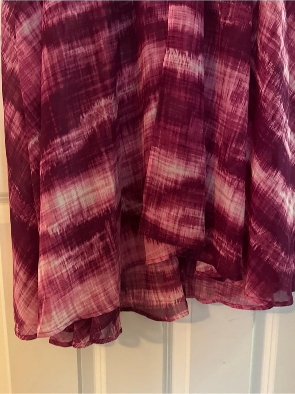 LuLaRoe Breeze Resort Sleeveless Magenta Tie-Dye Cover-Up Vacation NWT - Picture 5 of 5